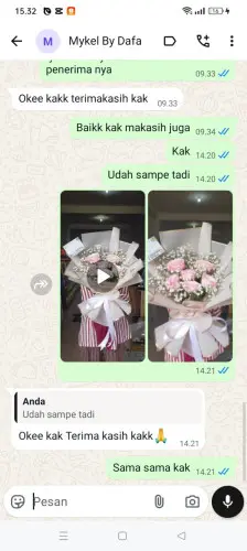 Testimonial Buket Bunga cicalengka wetan