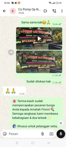 Testimonial Papan Bunga cicalengka wetan