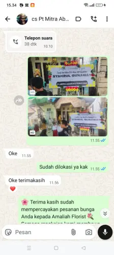 Testimonial Papan Bunga cicalengka wetan